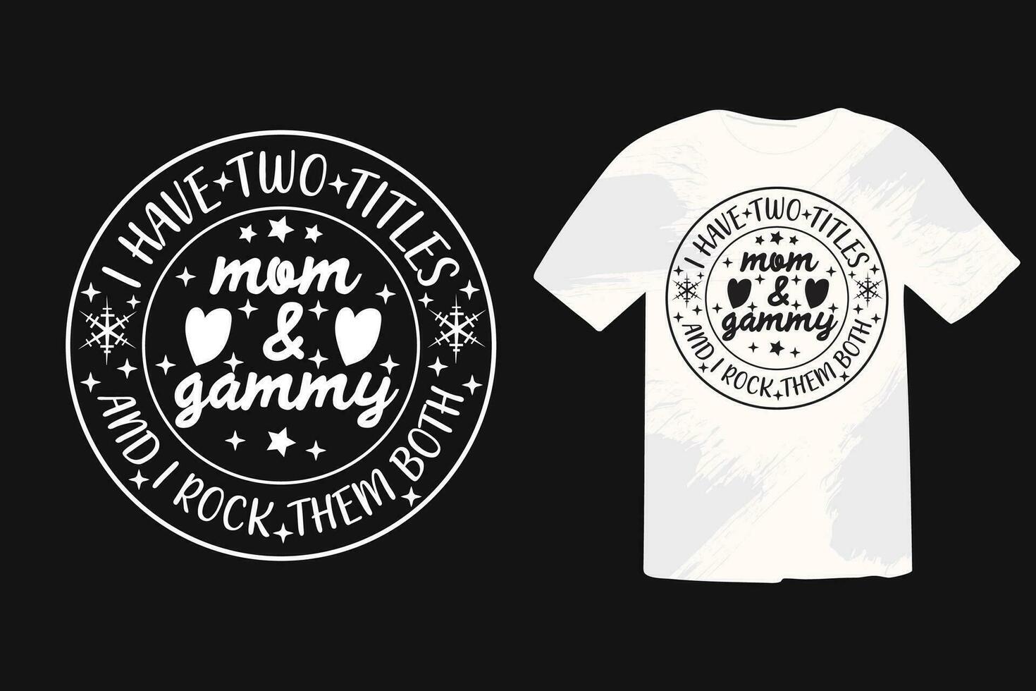 Funny Grandma Quote EPS T-shirt Design, Calligraphy t shirt design vector