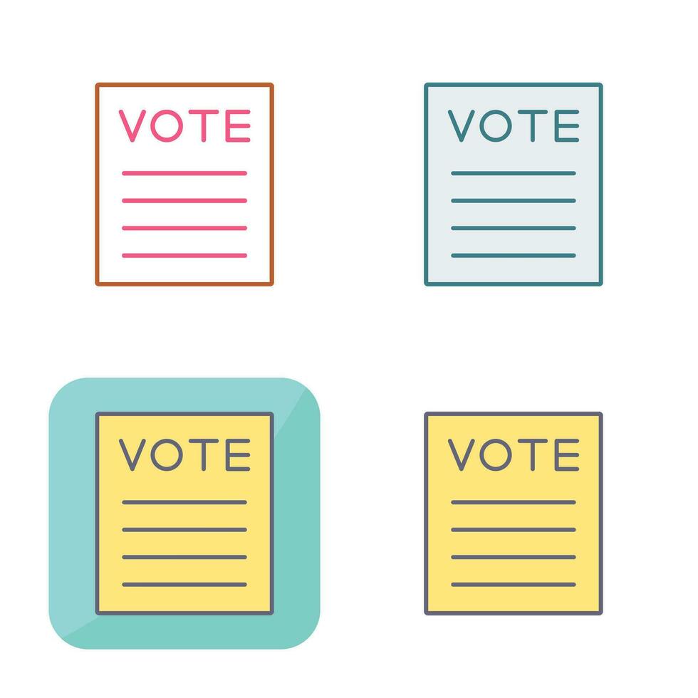 Vote Vector Icon