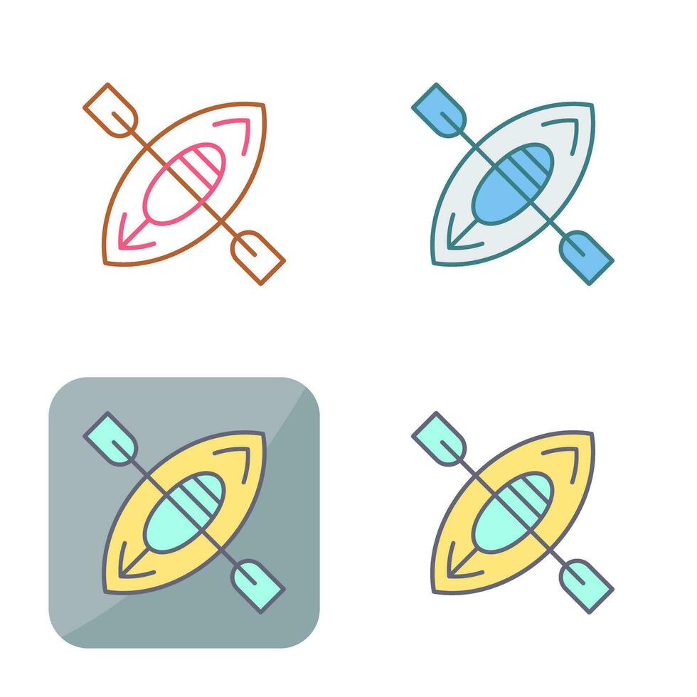 Kayak Vector Icon