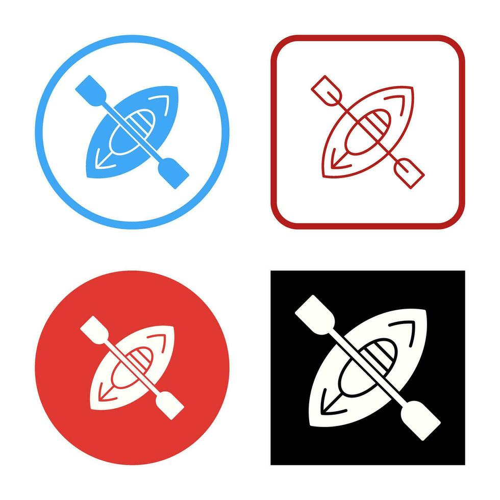 Kayak Vector Icon