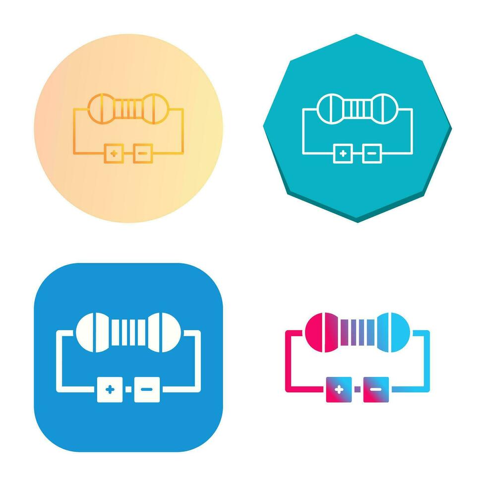 Resistor Vector Icon