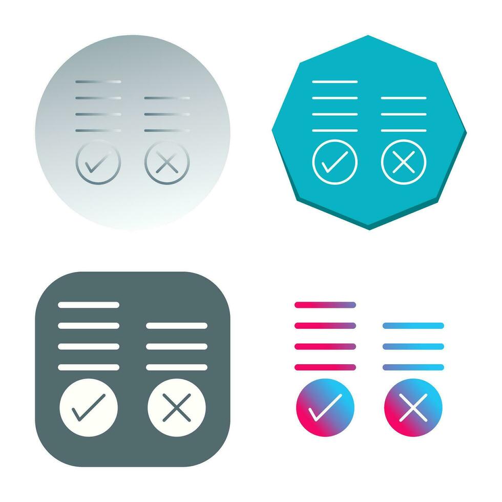 Voting Result Vector Icon