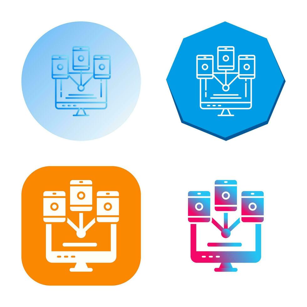 Computer Networks Vector Icon