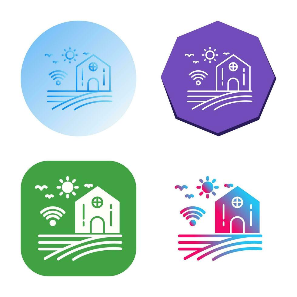 Smart Farm Vector Icon