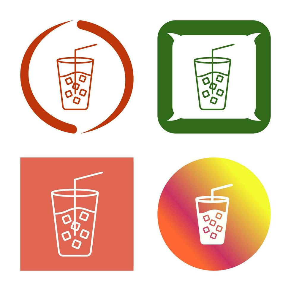 Cold Drink Vector Icon