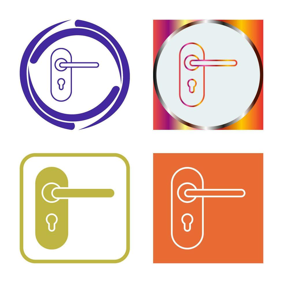 Door Lock Vector Icon