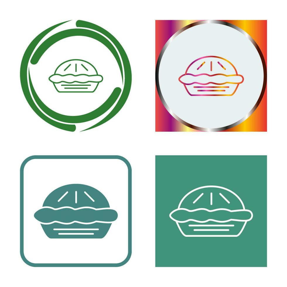 Pie Vector Icon