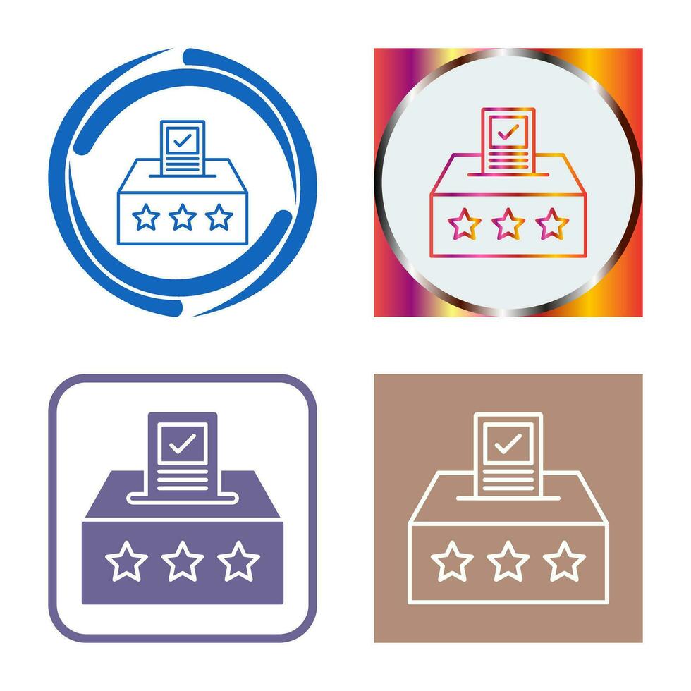 Ballot Vector Icon