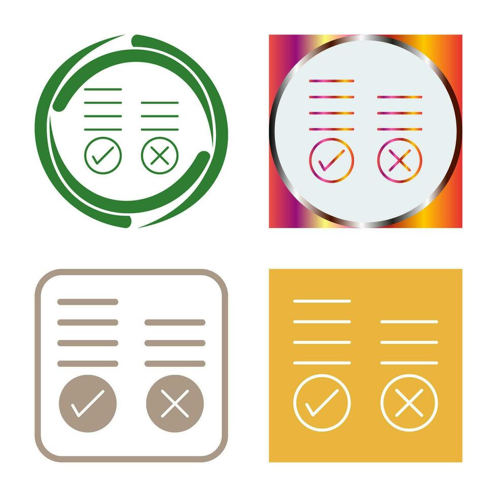 Voting Result Vector Icon