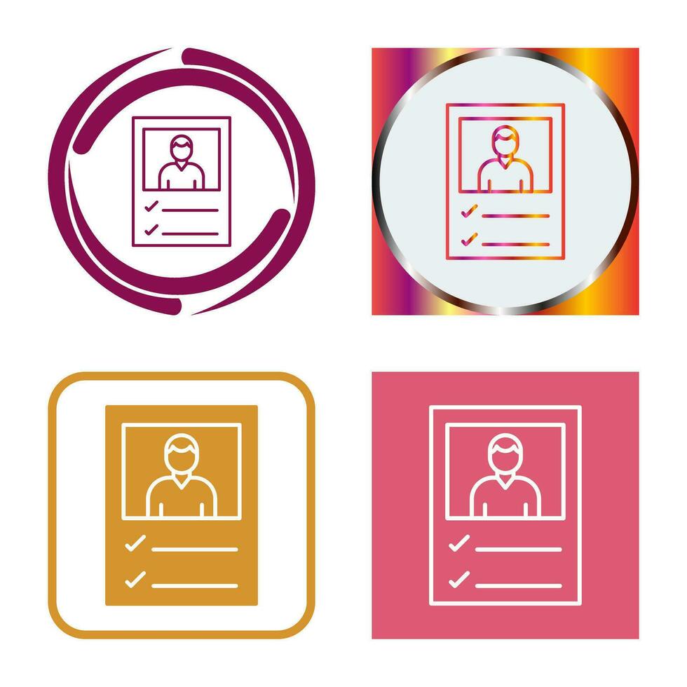 Ballot Vector Icon
