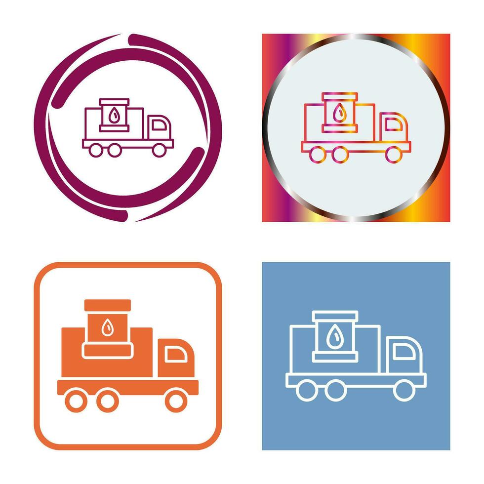 Fuel Truck Vector Icon