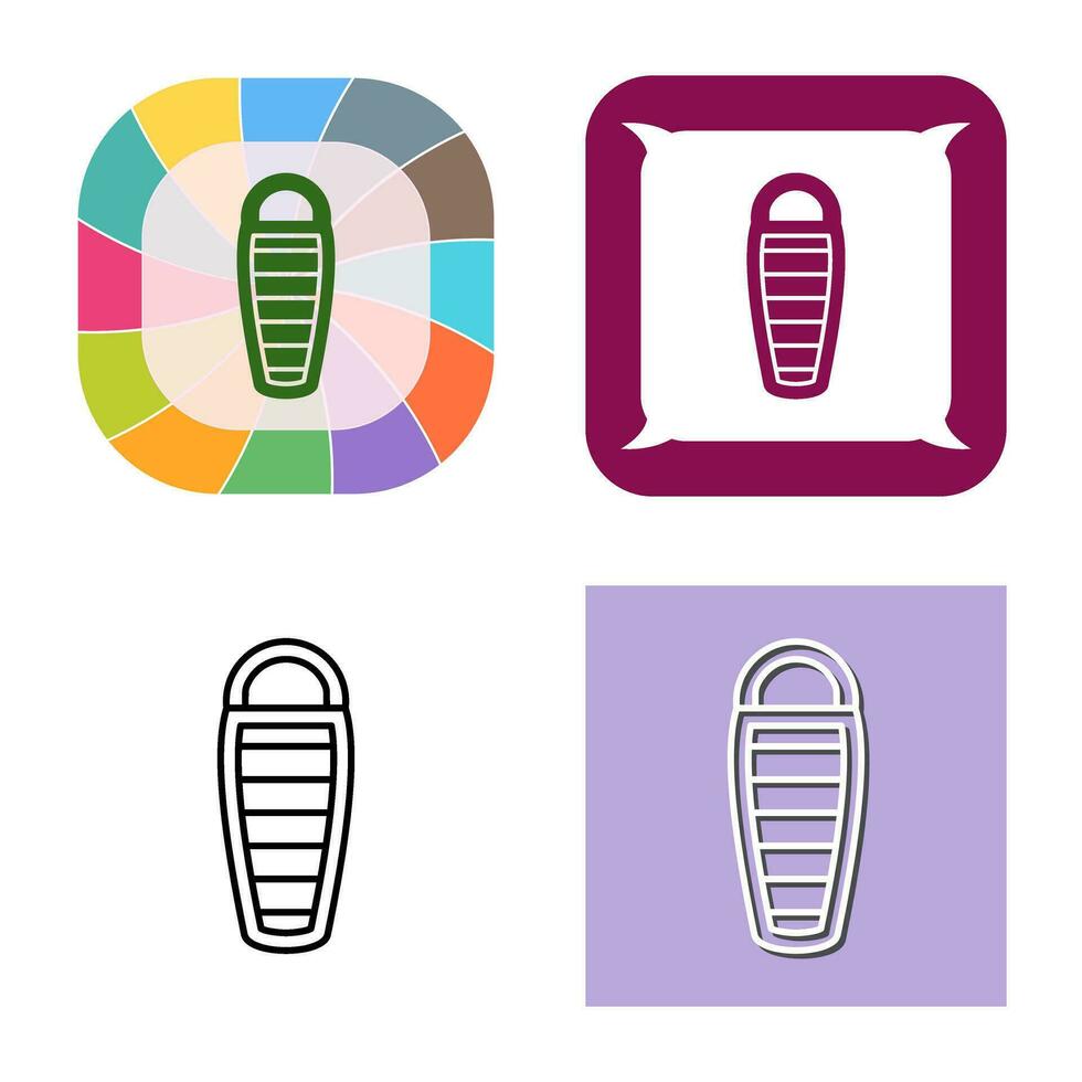 Sleeping Bag Vector Icon