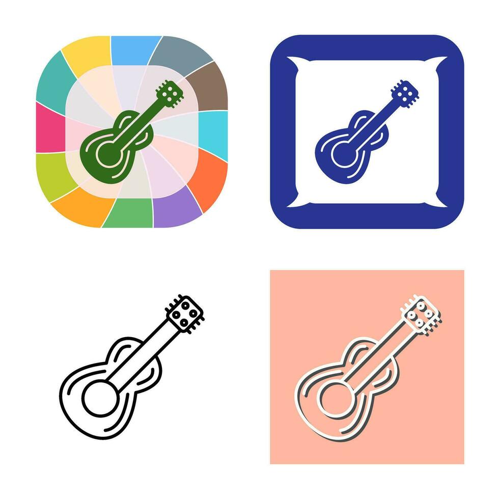 icono de vector de guitarra