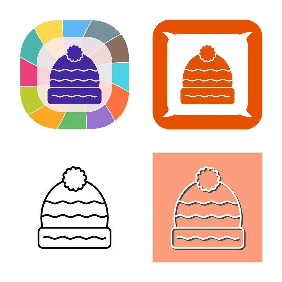 Winter Hat Vector Icon