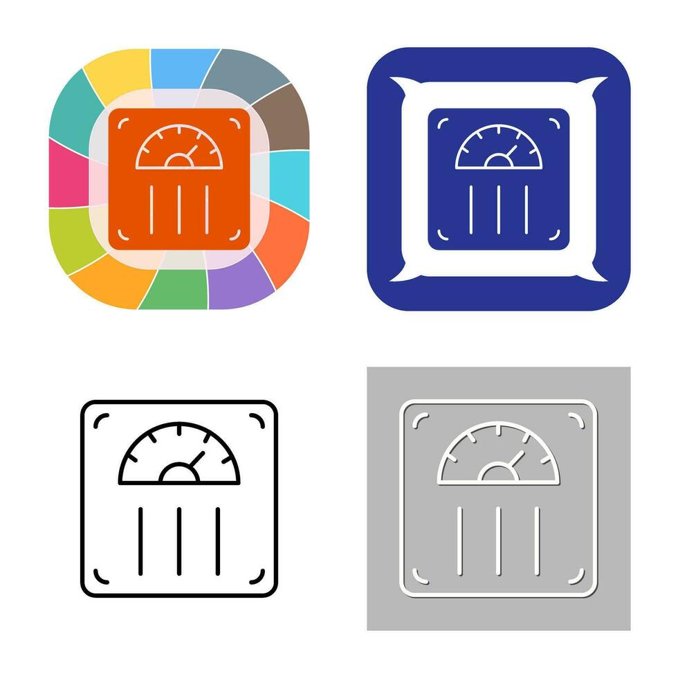 Weight Scale Vector Icon