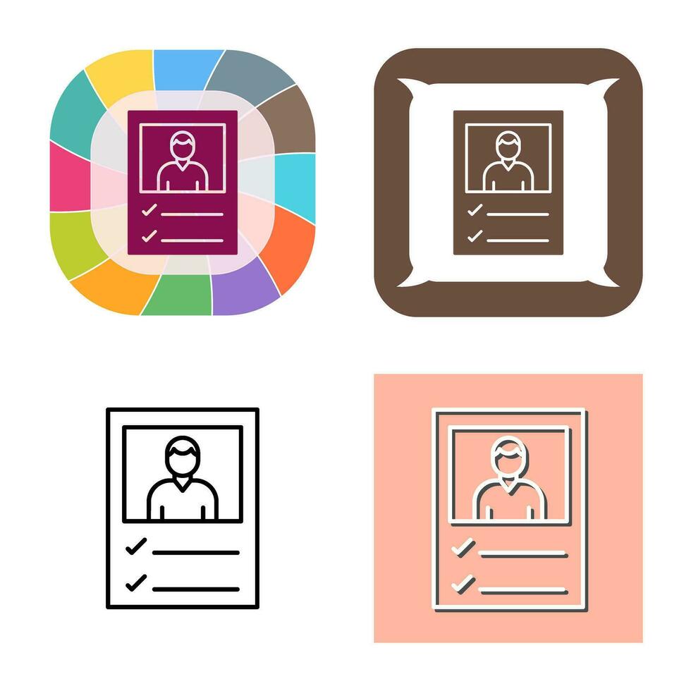 Ballot Vector Icon