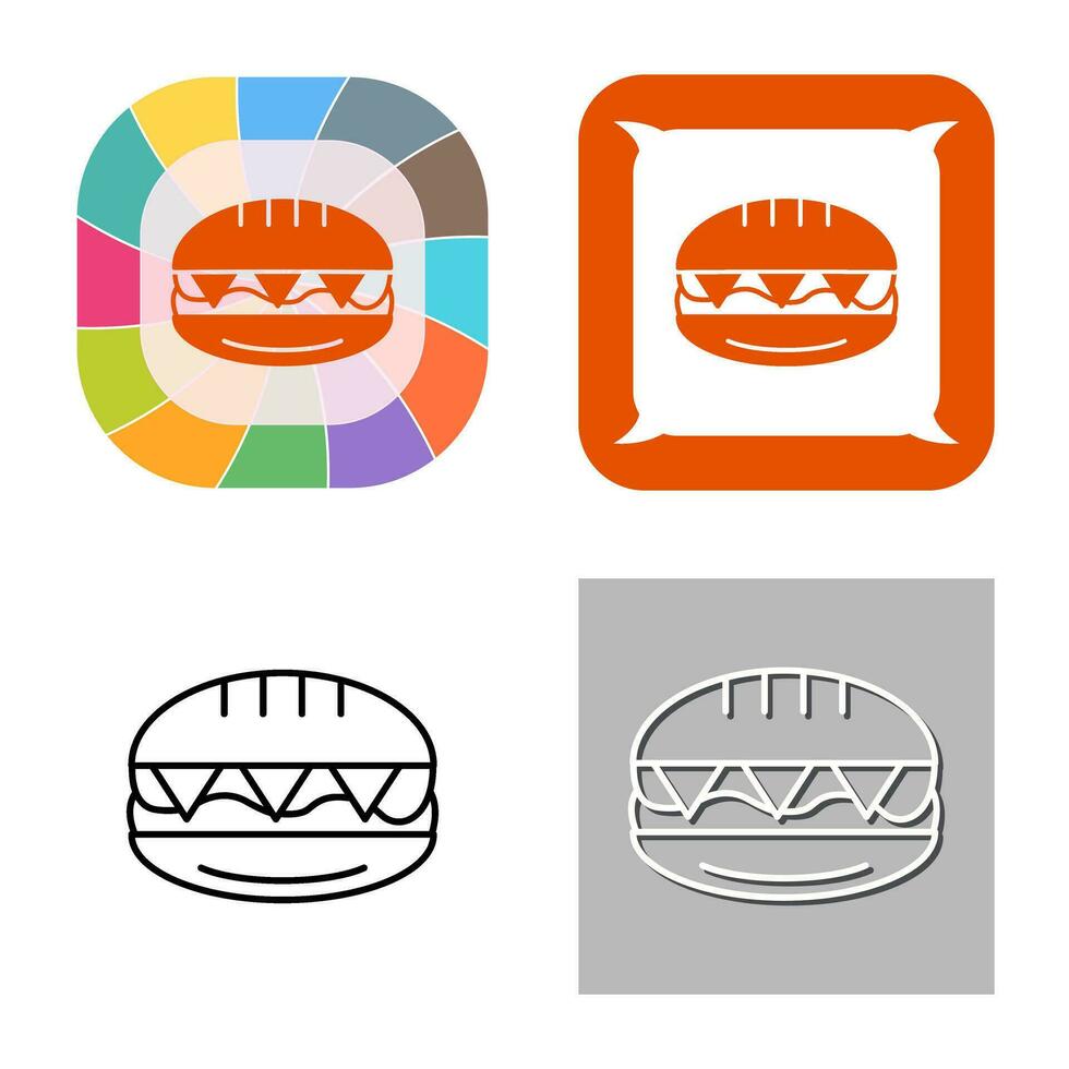 Sandwich Vector Icon