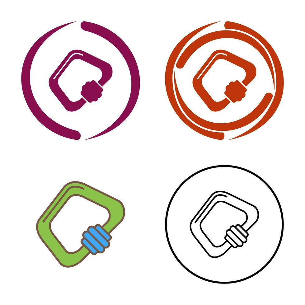 Carabiner Vector Icon