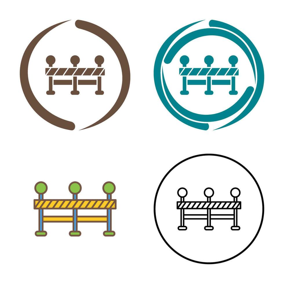 Roadblock Vector Icon