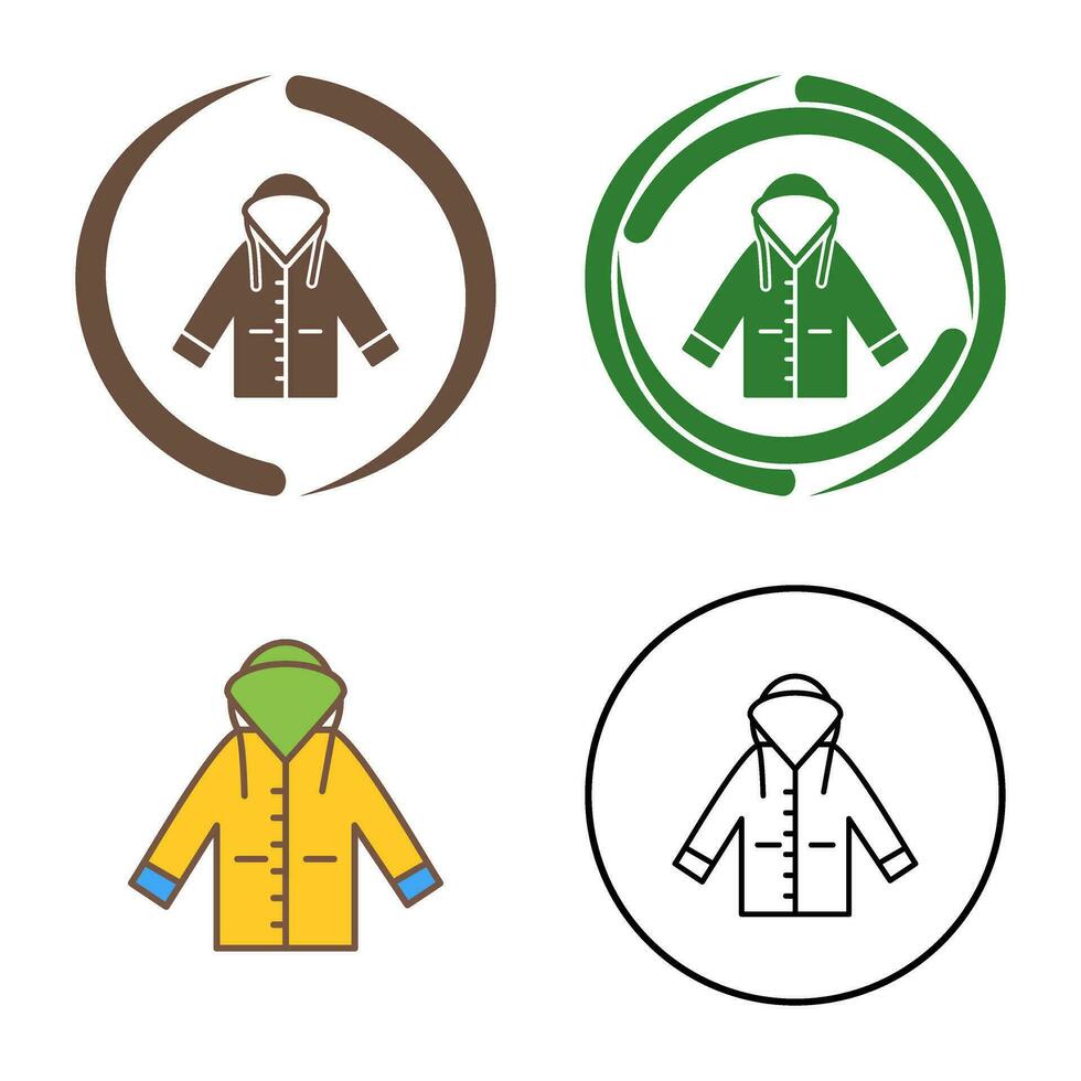 Raincoat Vector Icon