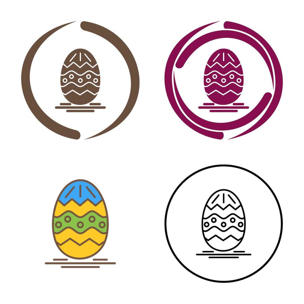 Easter Egg Vector Icon