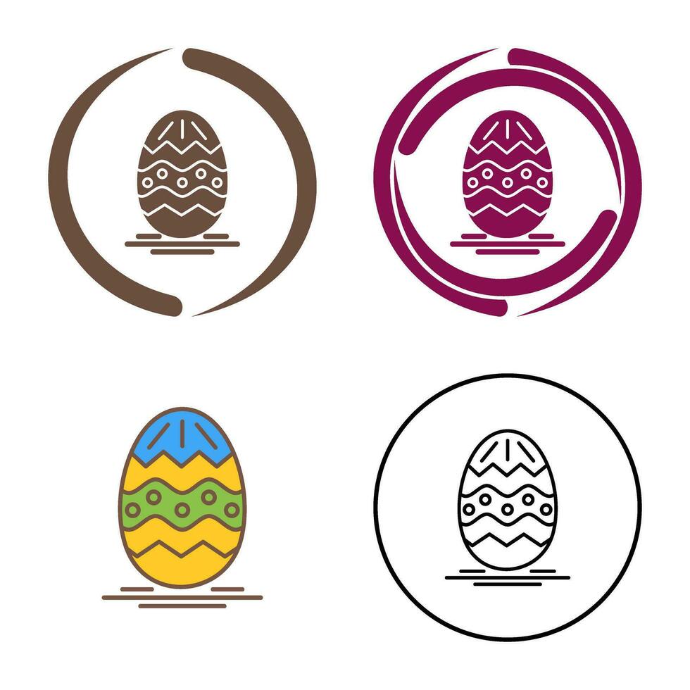 Easter Egg Vector Icon