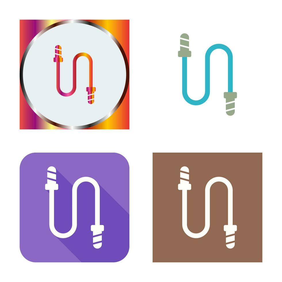 Jumping Rope Vector Icon
