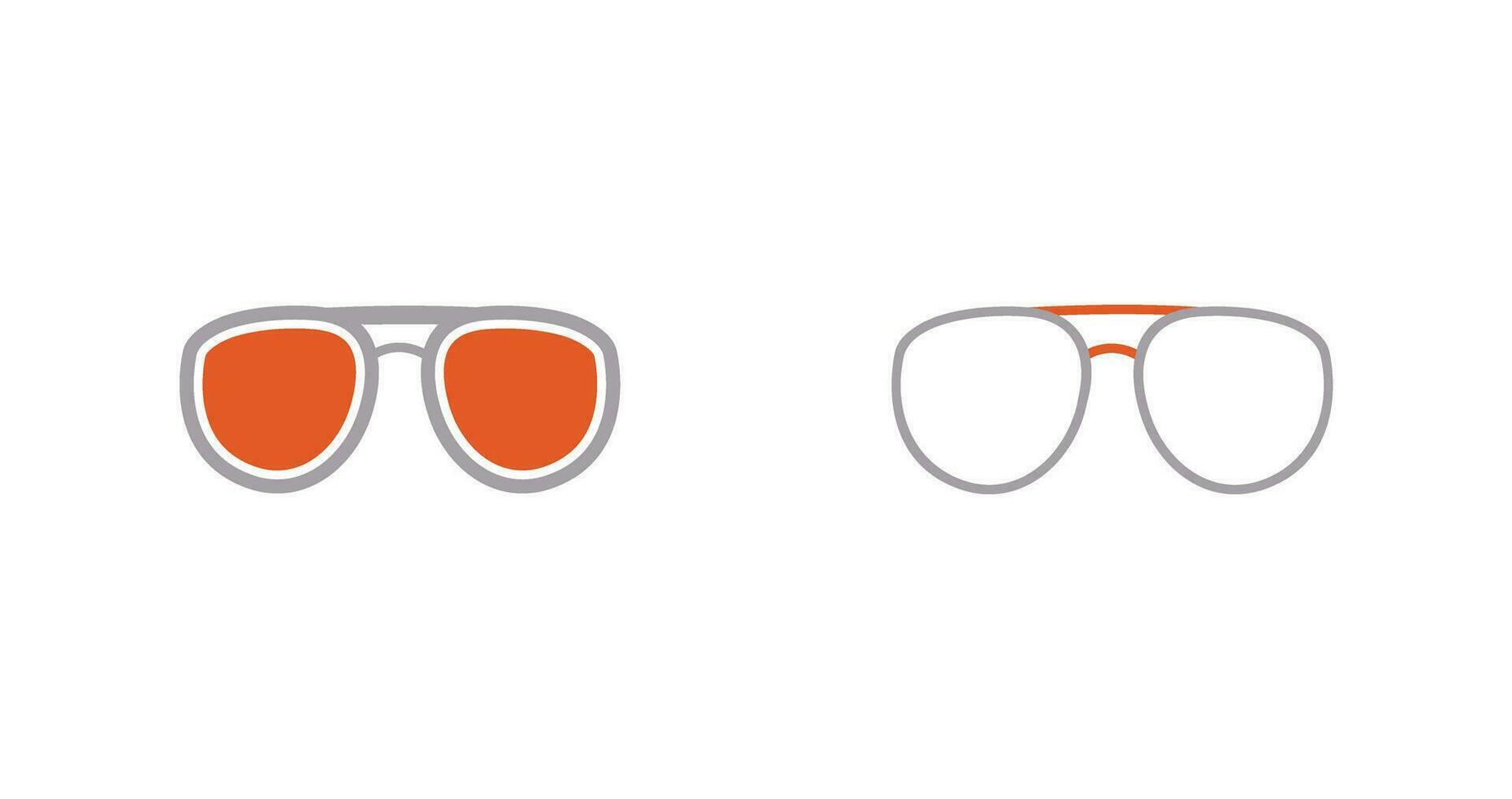 Unique Glasses Vector Icon