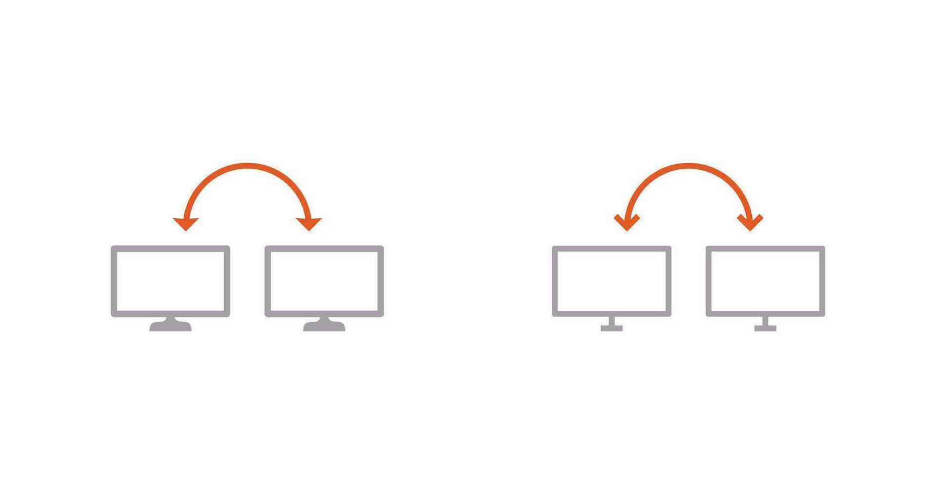 Unique Connected Systems Vector Icon