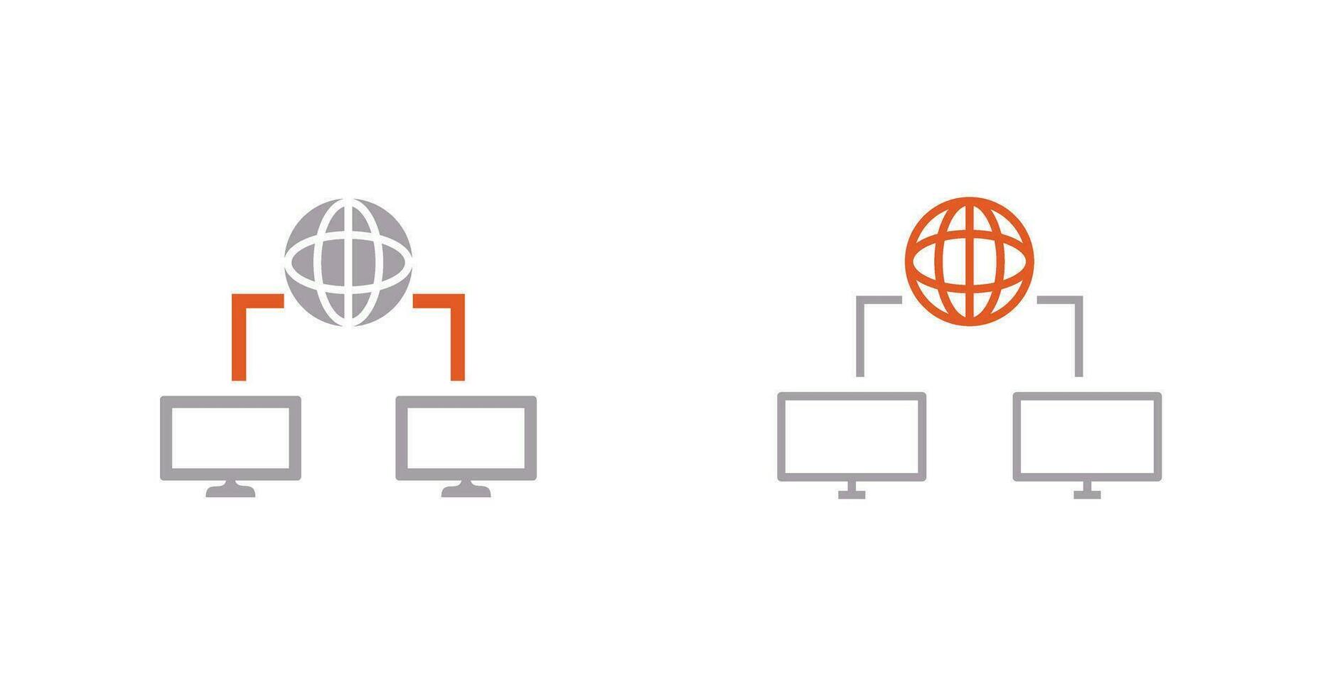 Unique Internet Connectivity Vector Icon