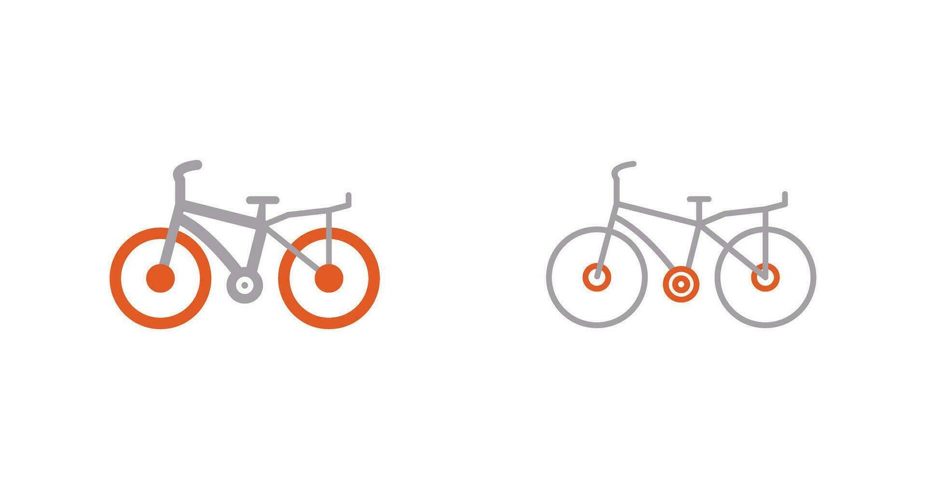 icono de vector de bicicleta