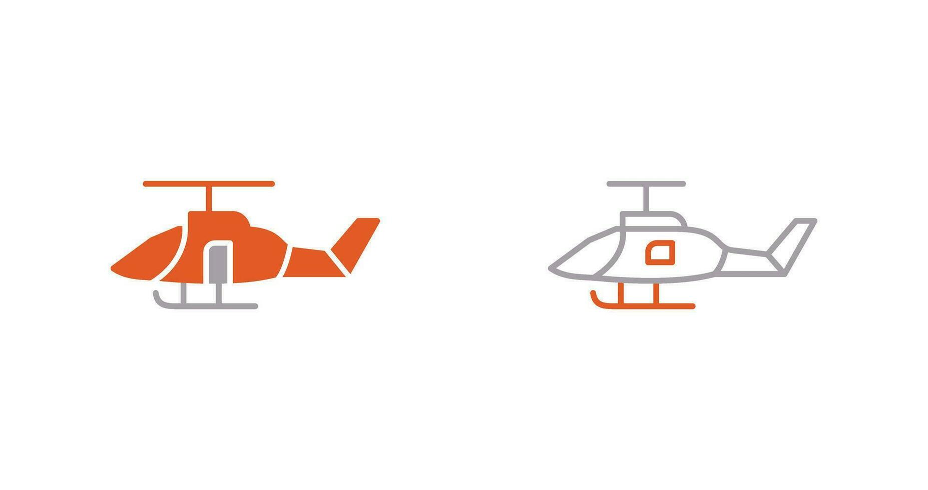 Military Helicopter Vector Icon