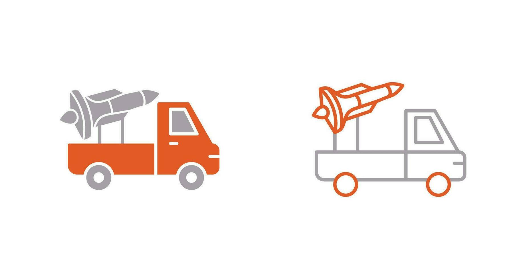 Missile Truck Vector Icon