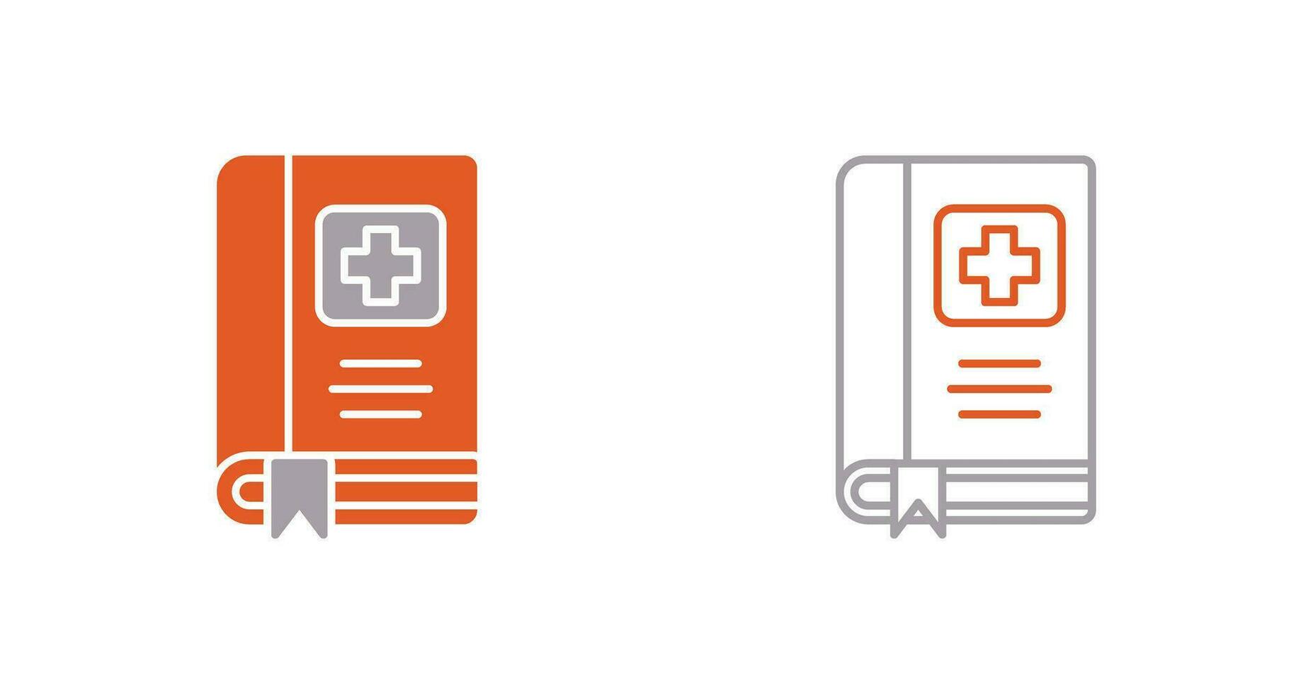 Medical Book Vector Icon