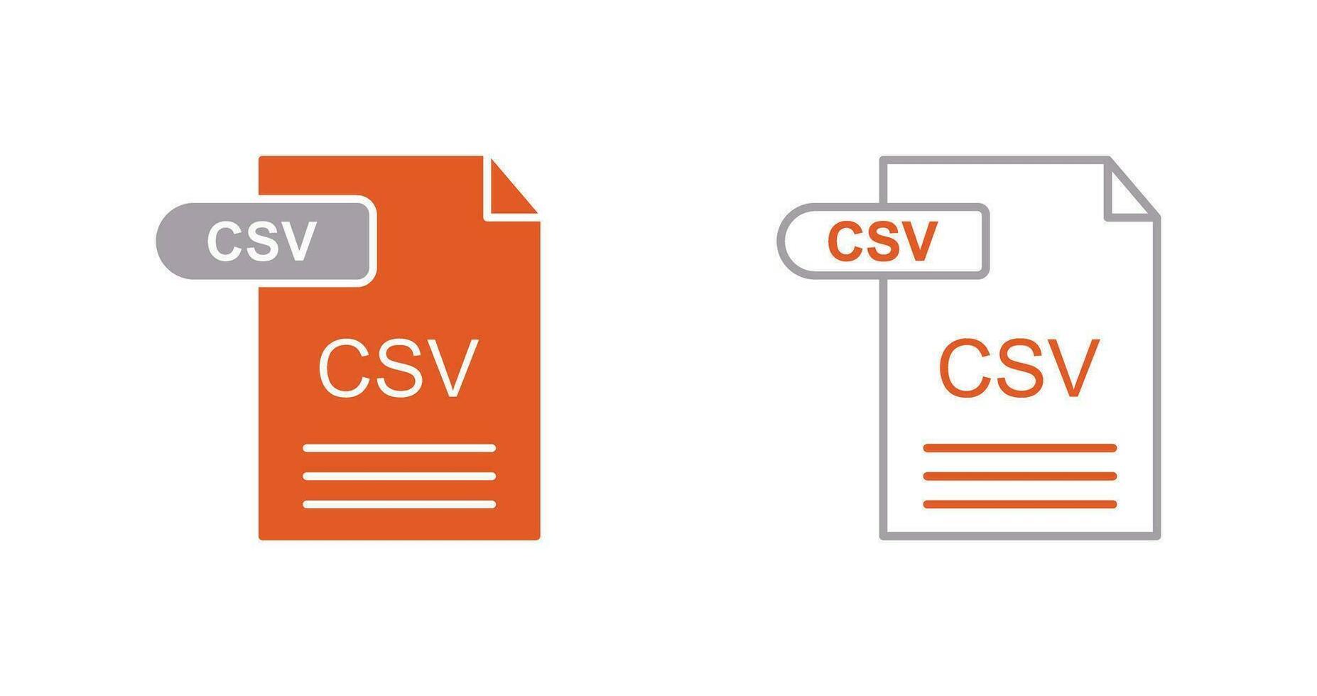 CSV Vector Icon