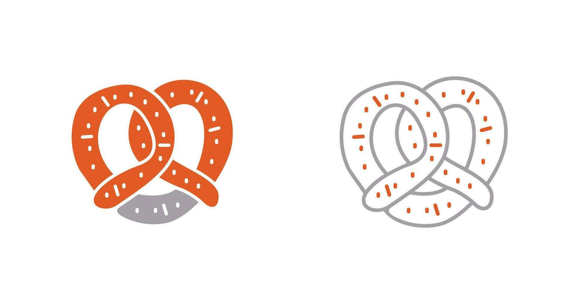 Pretzel Vector Icon