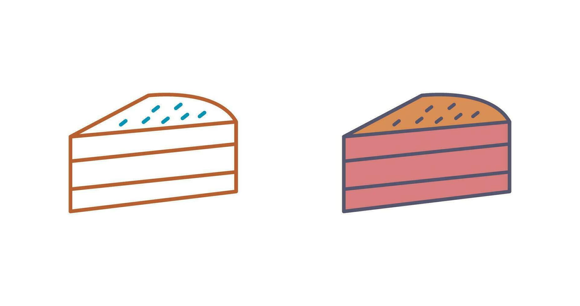 Cake Slice Vector Icon