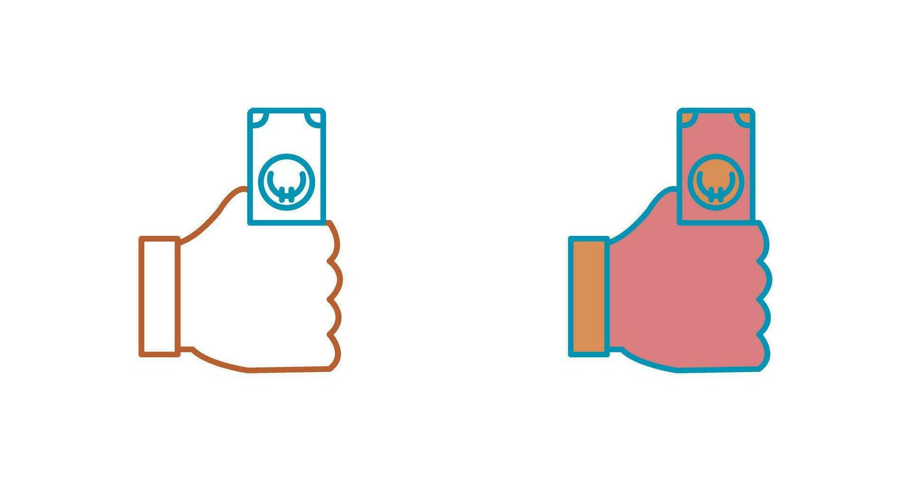 Unique Cash Vector Icon