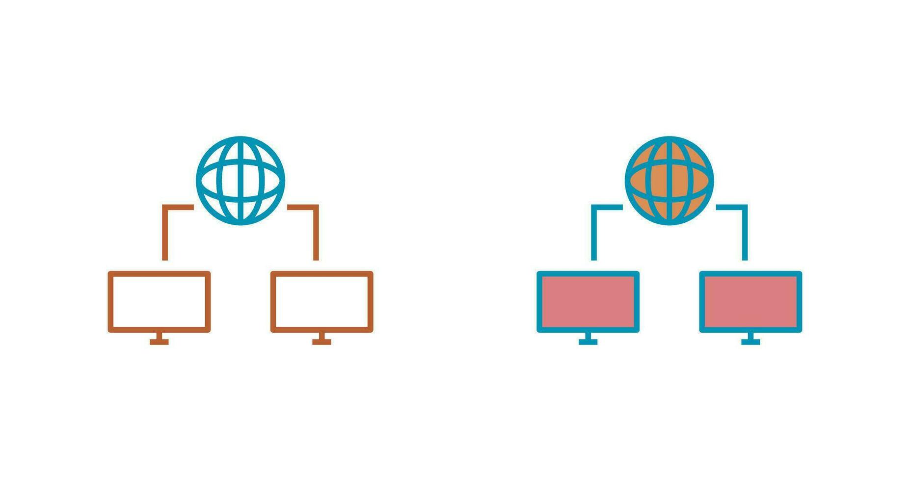 Unique Internet Connectivity Vector Icon
