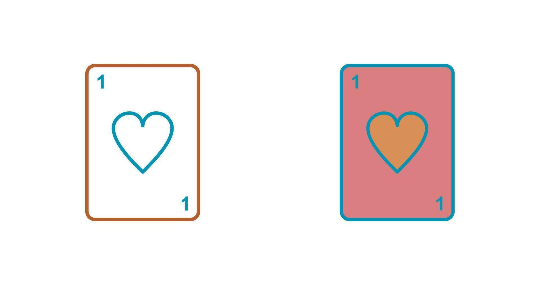 Unique Card Vector Icon
