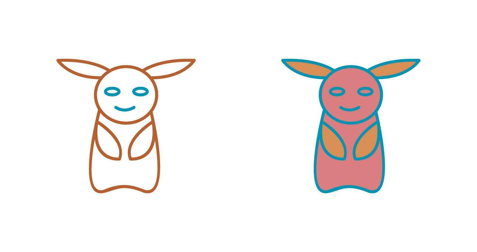 Unique Game Character Vector Icon