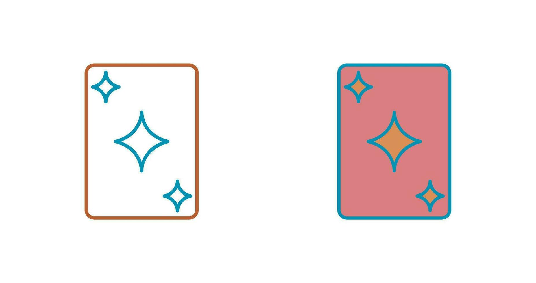 Unique Card Vector Icon