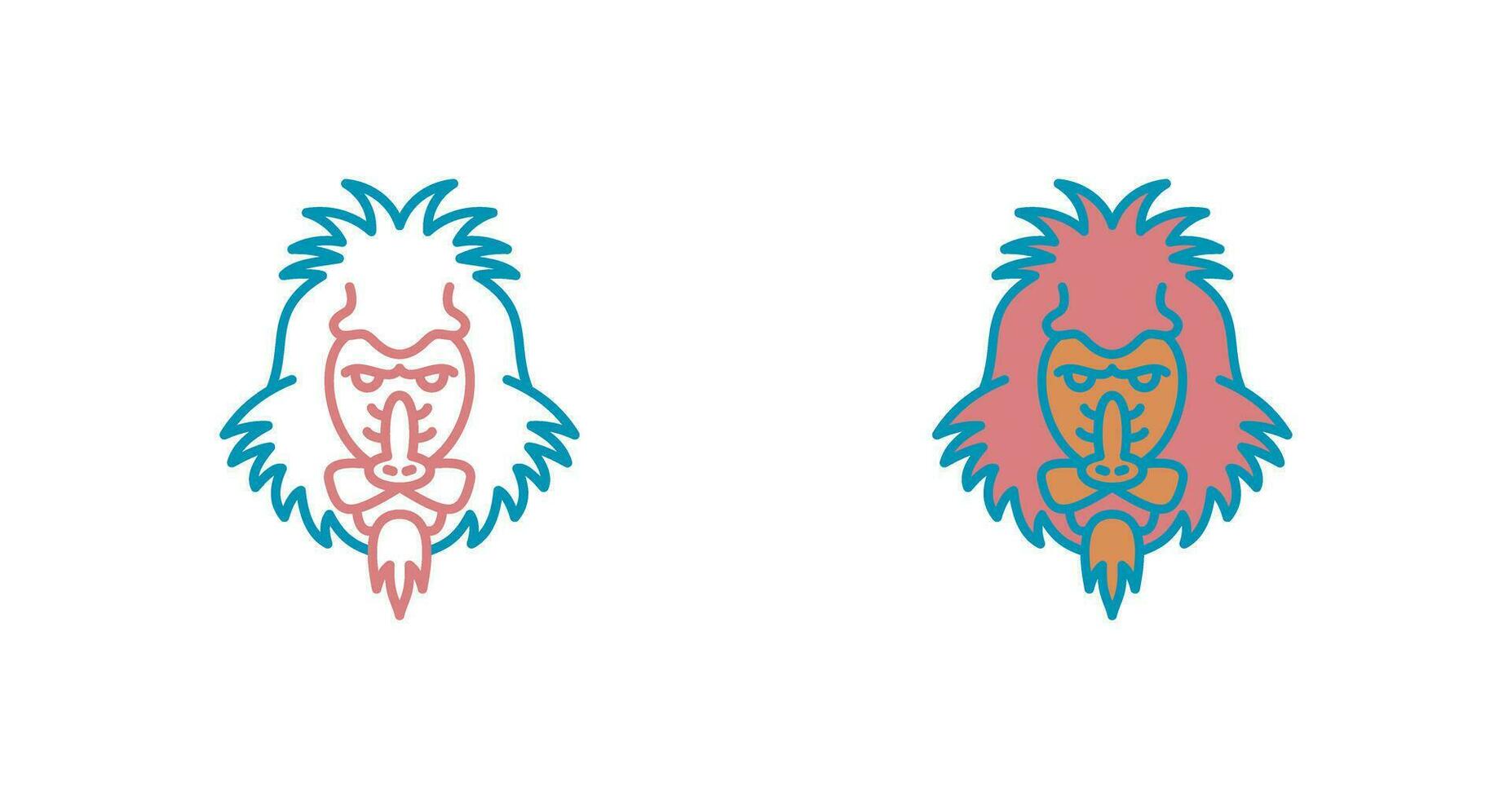 Mandrill Vector Icon