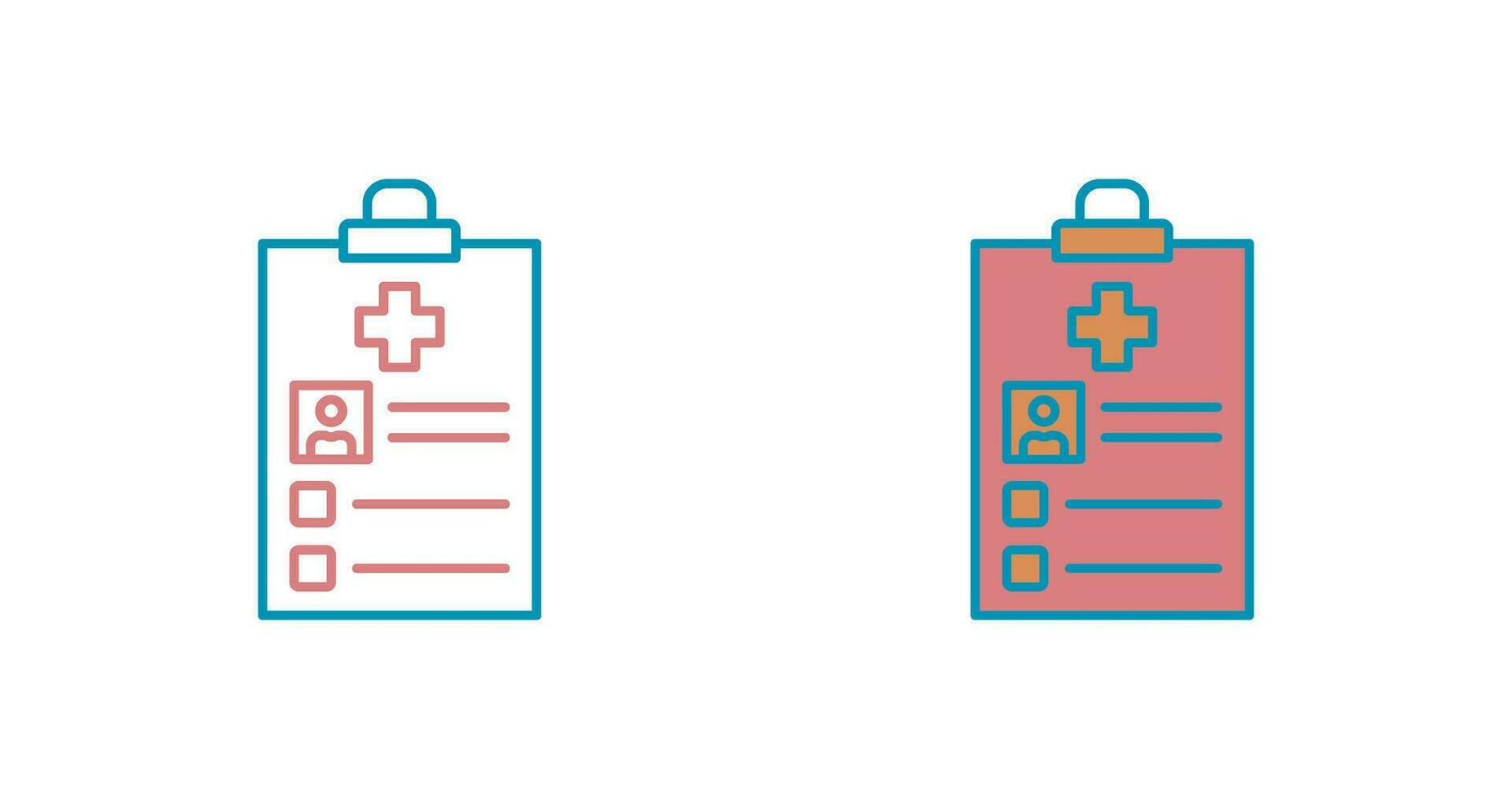 Medical Record Vector Icon