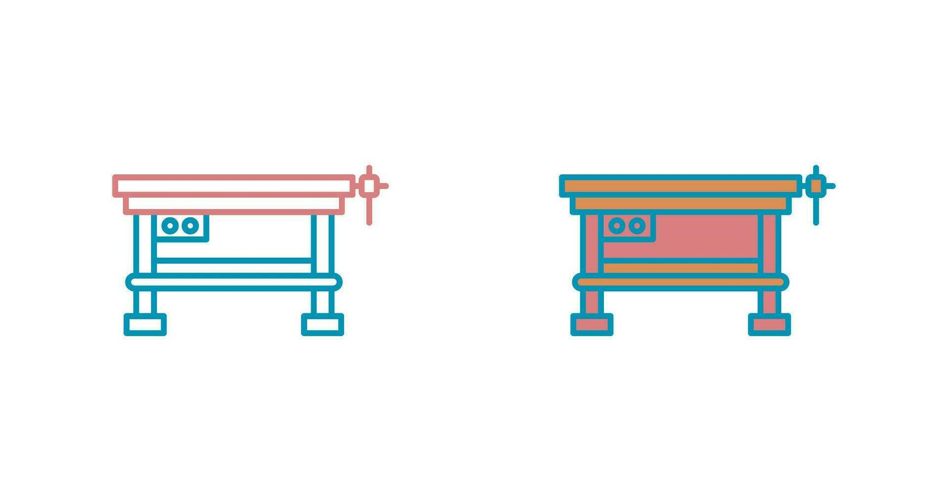 Work Bench Vector Icon