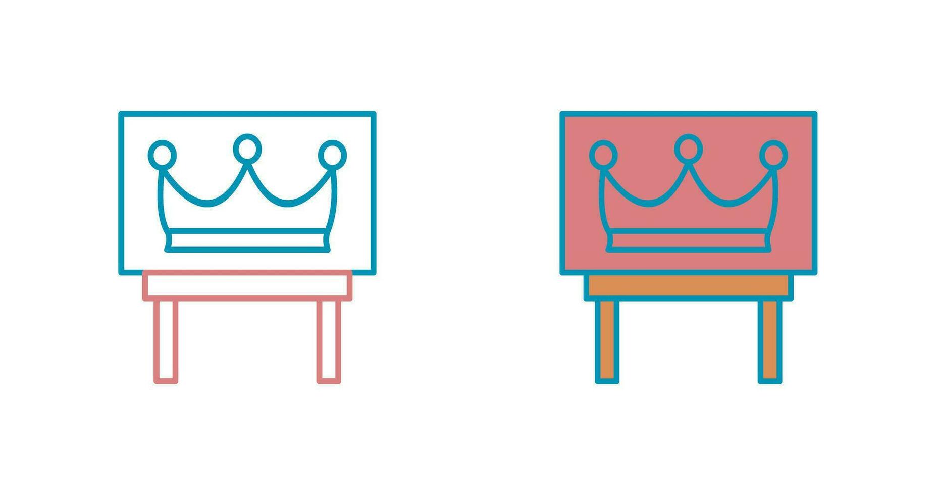 Crown Exhibit Vector Icon