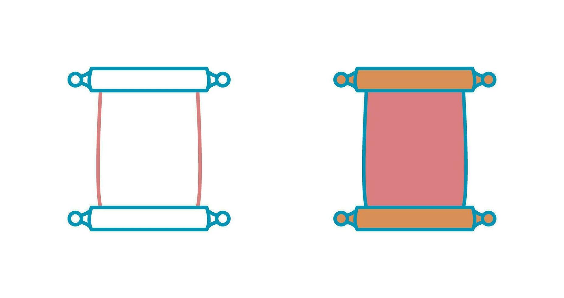 Scroll of Paper Vector Icon