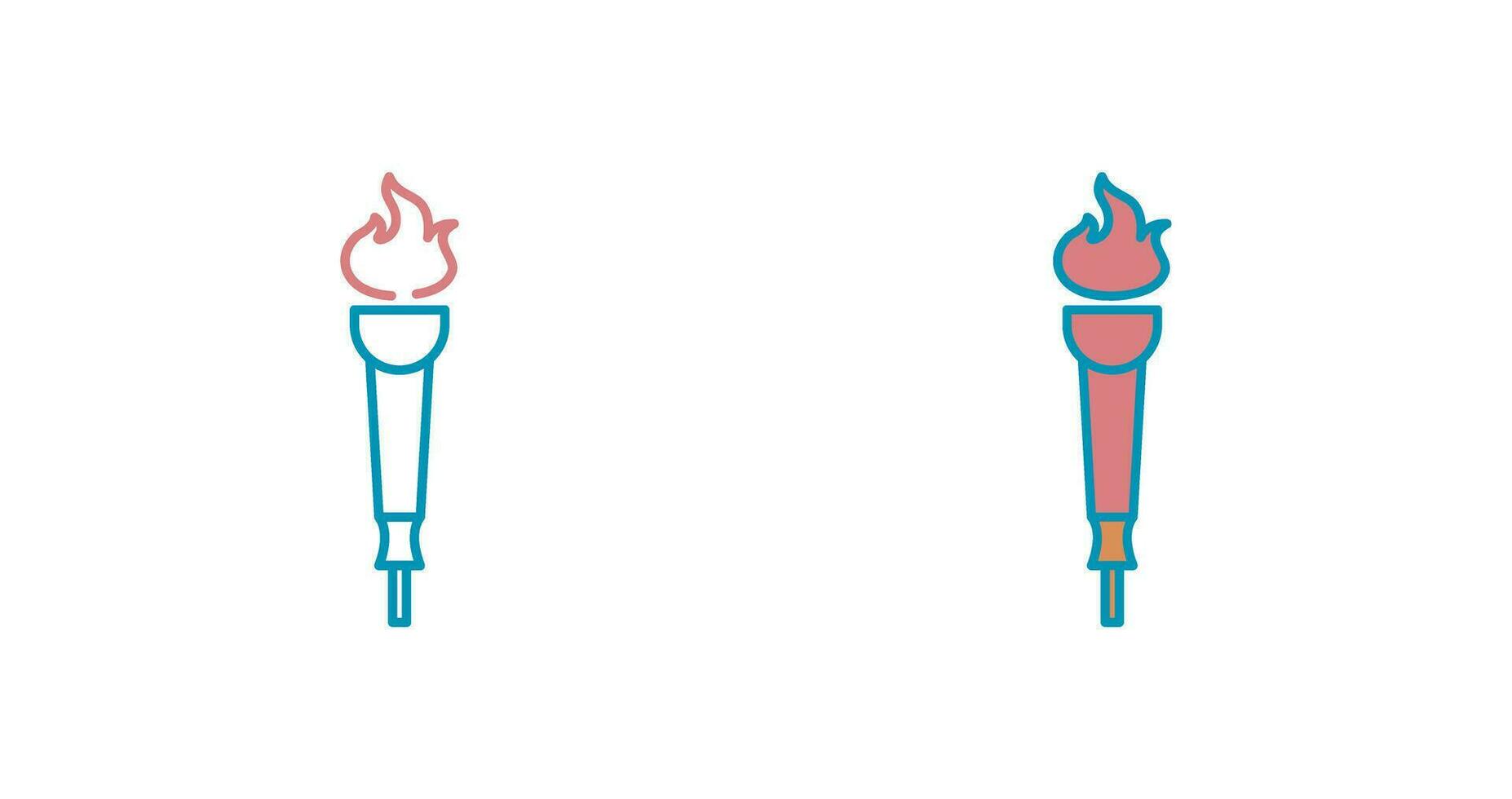 Museum Torch Vector Icon
