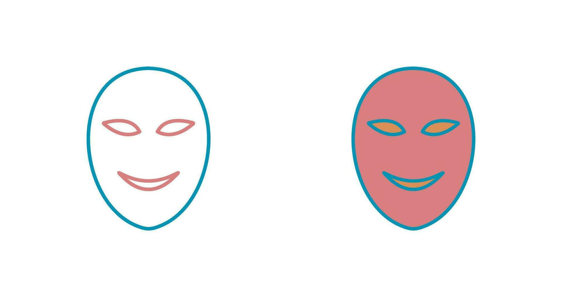 Ancient Face Mask Vector Icon