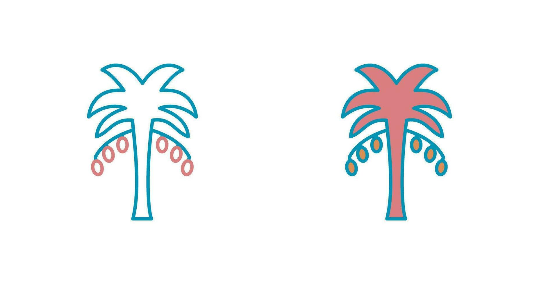 Coconut trees Vector Icon